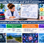 Scientific notation unit conversion with SI prefixes and powers of ten
